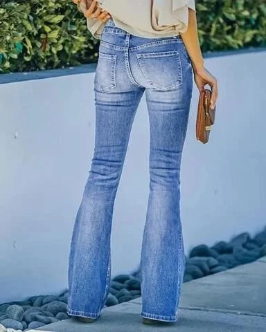 Vintage jeans med høj talje